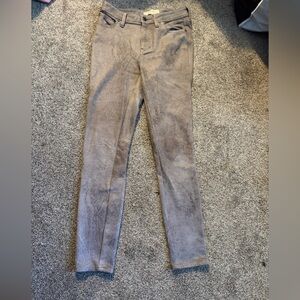 Gray Suede We The Free Pants